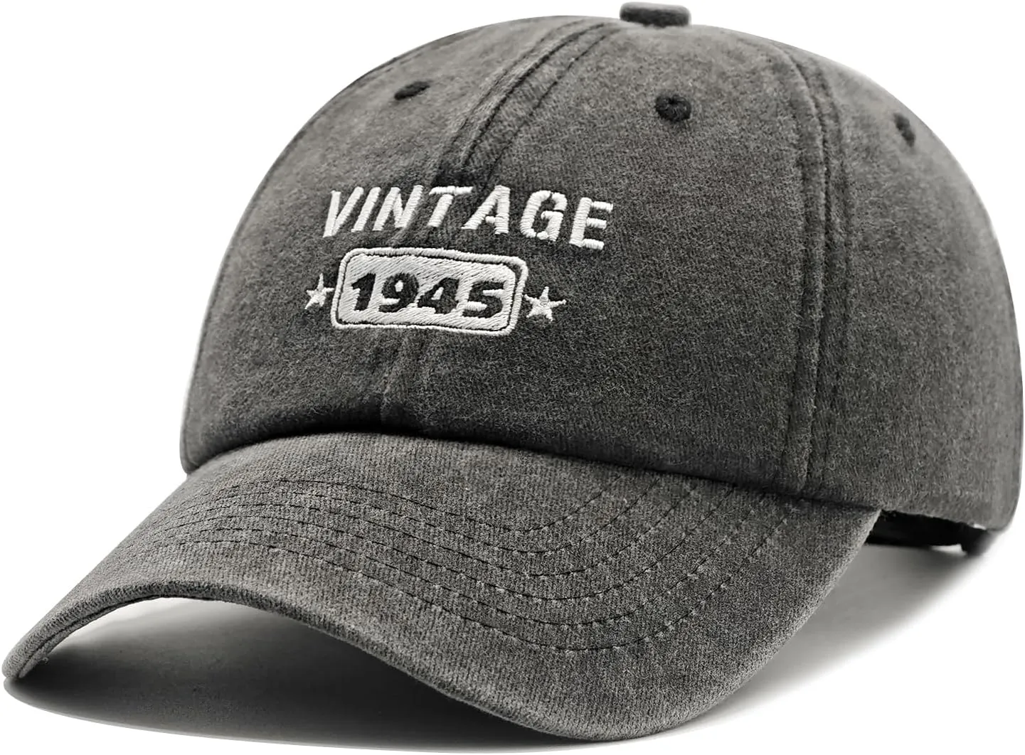 80th Birthday Gifts for Men Women, Happy 80th Birthday Decorations - Embroidered Baseball Cap Adjustable
