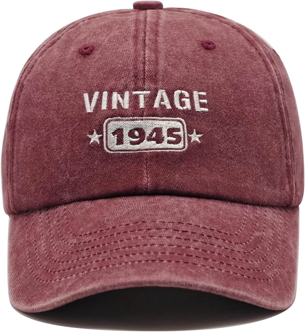 80th Birthday Gifts for Men Women, Happy 80th Birthday Decorations - Embroidered Baseball Cap Adjustable