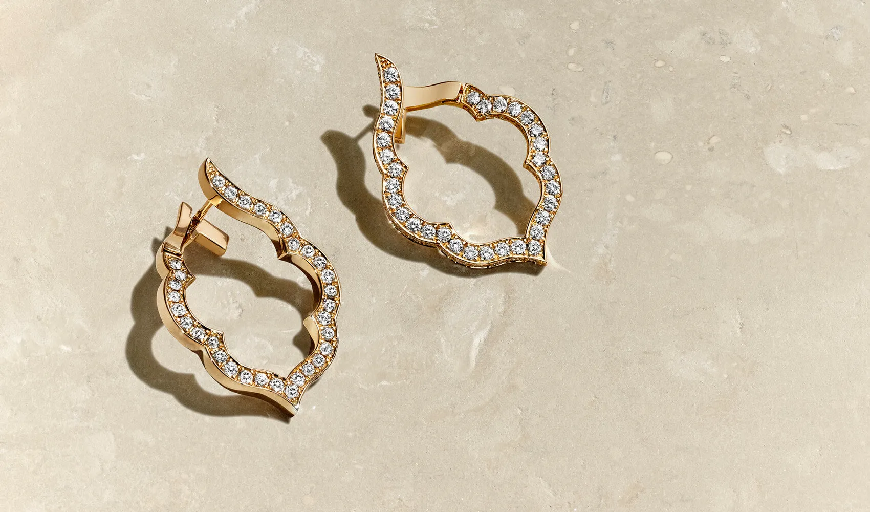 Aura - Rose Gold Diamond Earrings