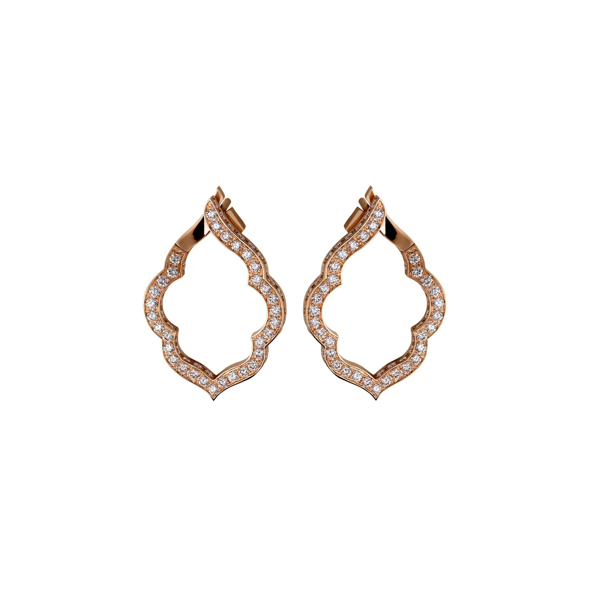 Aura - White Gold Diamond Earrings