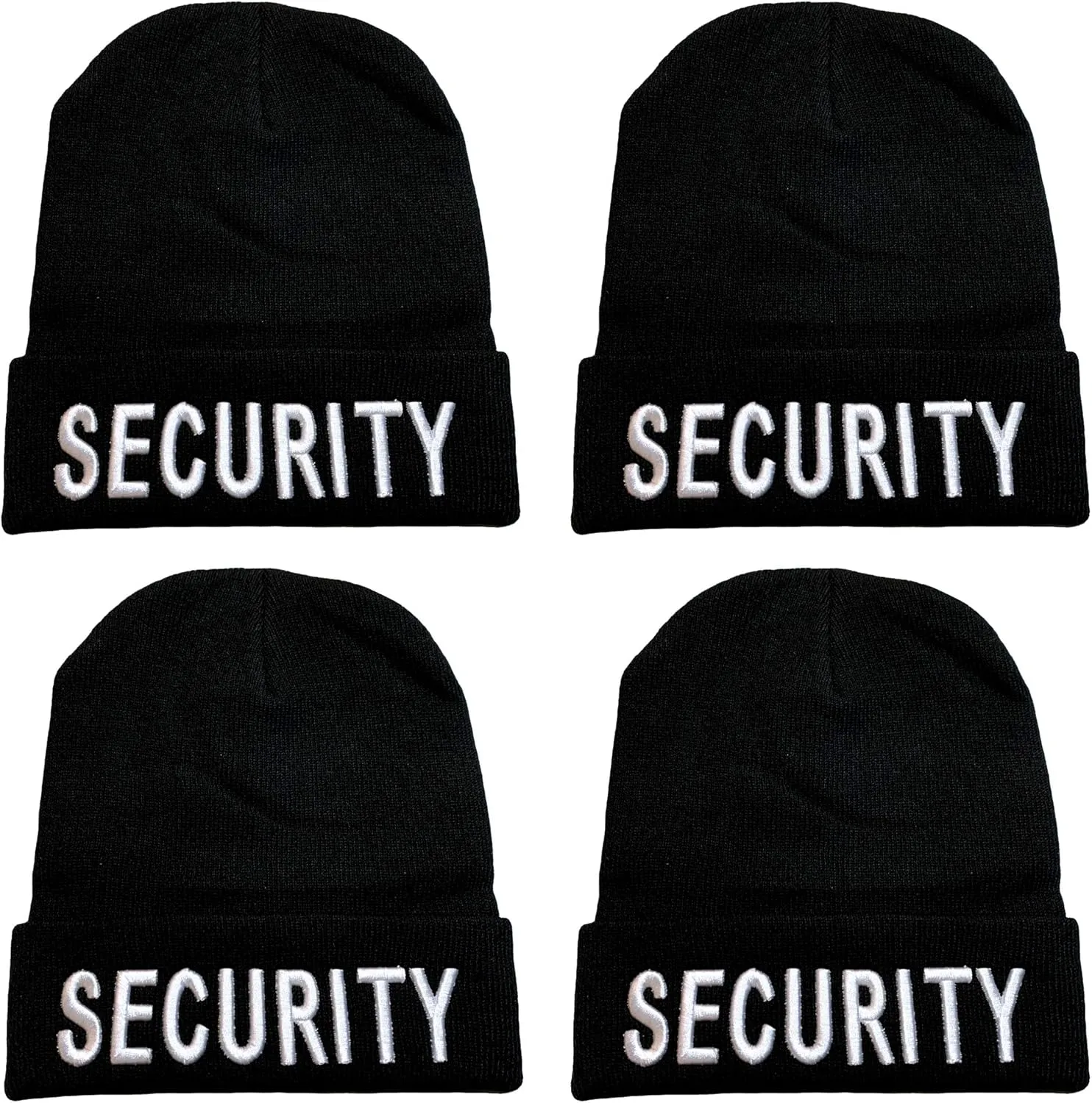 Black Duck Brand 9" Embroidered Security Cuffed Beanie/Skull Cap