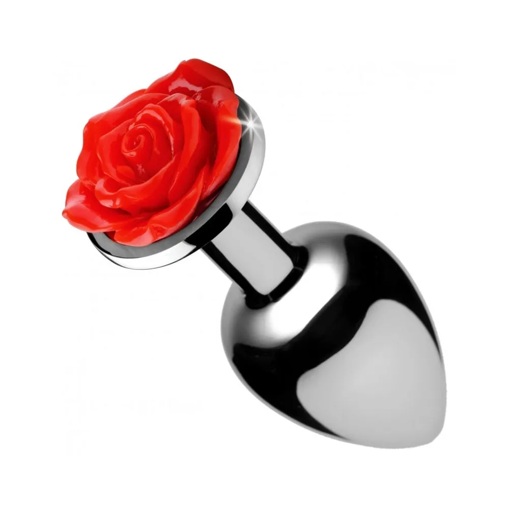 Booty Sparks Red Rose - Large Anal Plug