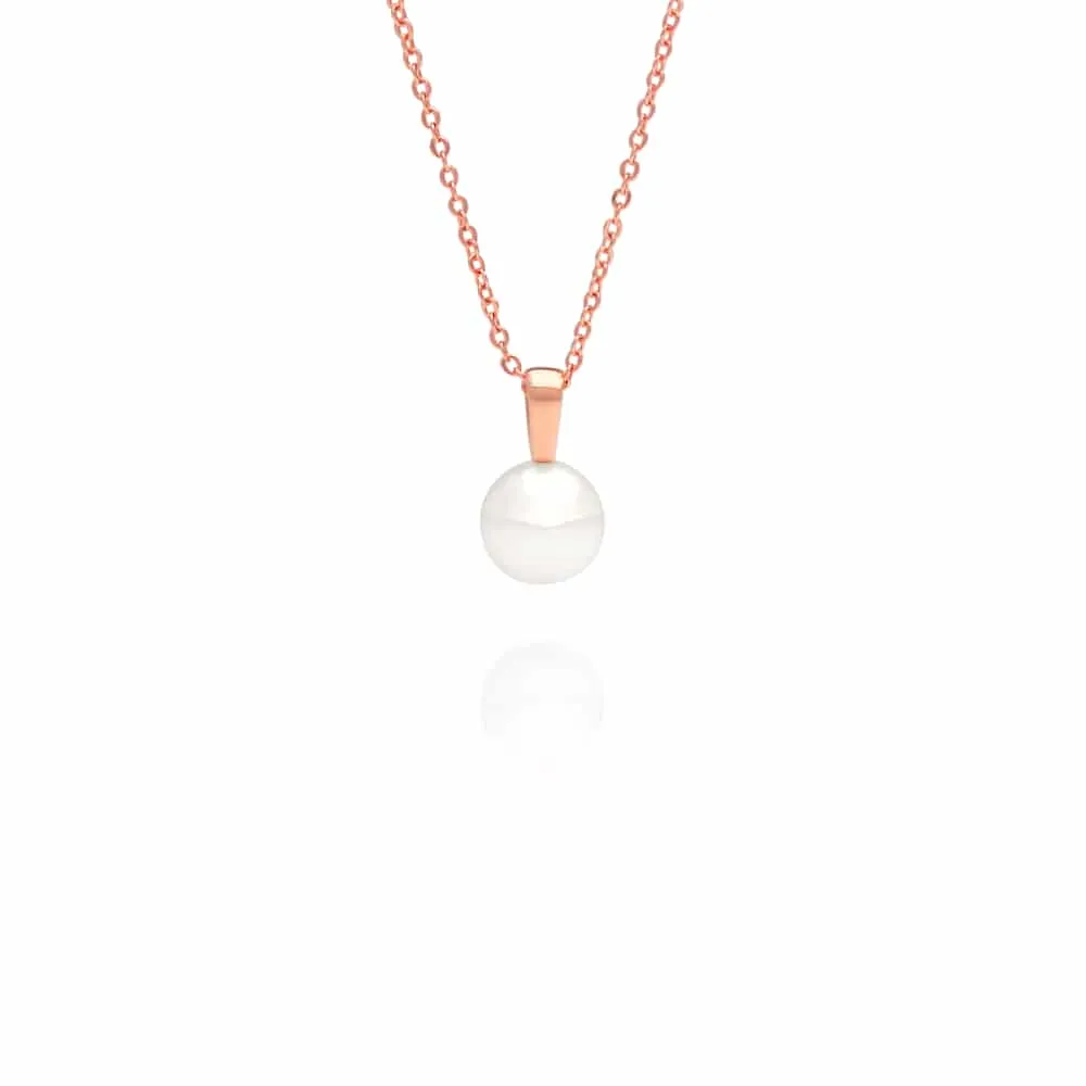 Cocos Pendant Australian South Sea Cygnet Bay Round 12mm B1 9ct Rose Gold