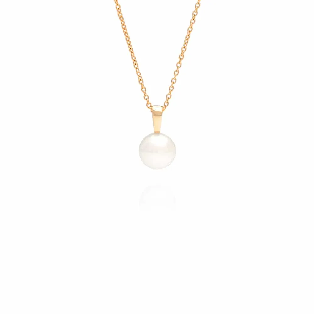 Cocos Pendant Australian South Sea Cygnet Bay Round 12mm B1 9ct Rose Gold