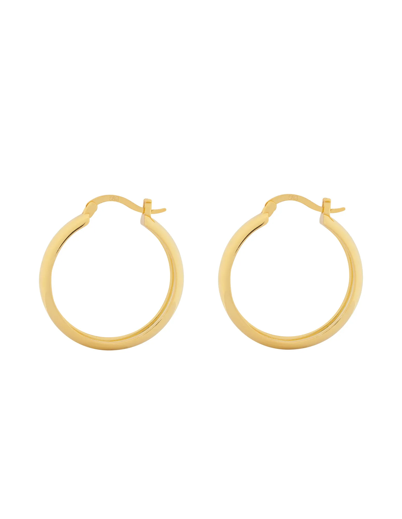 Elly Lou Forever Hoop Earring- Gold