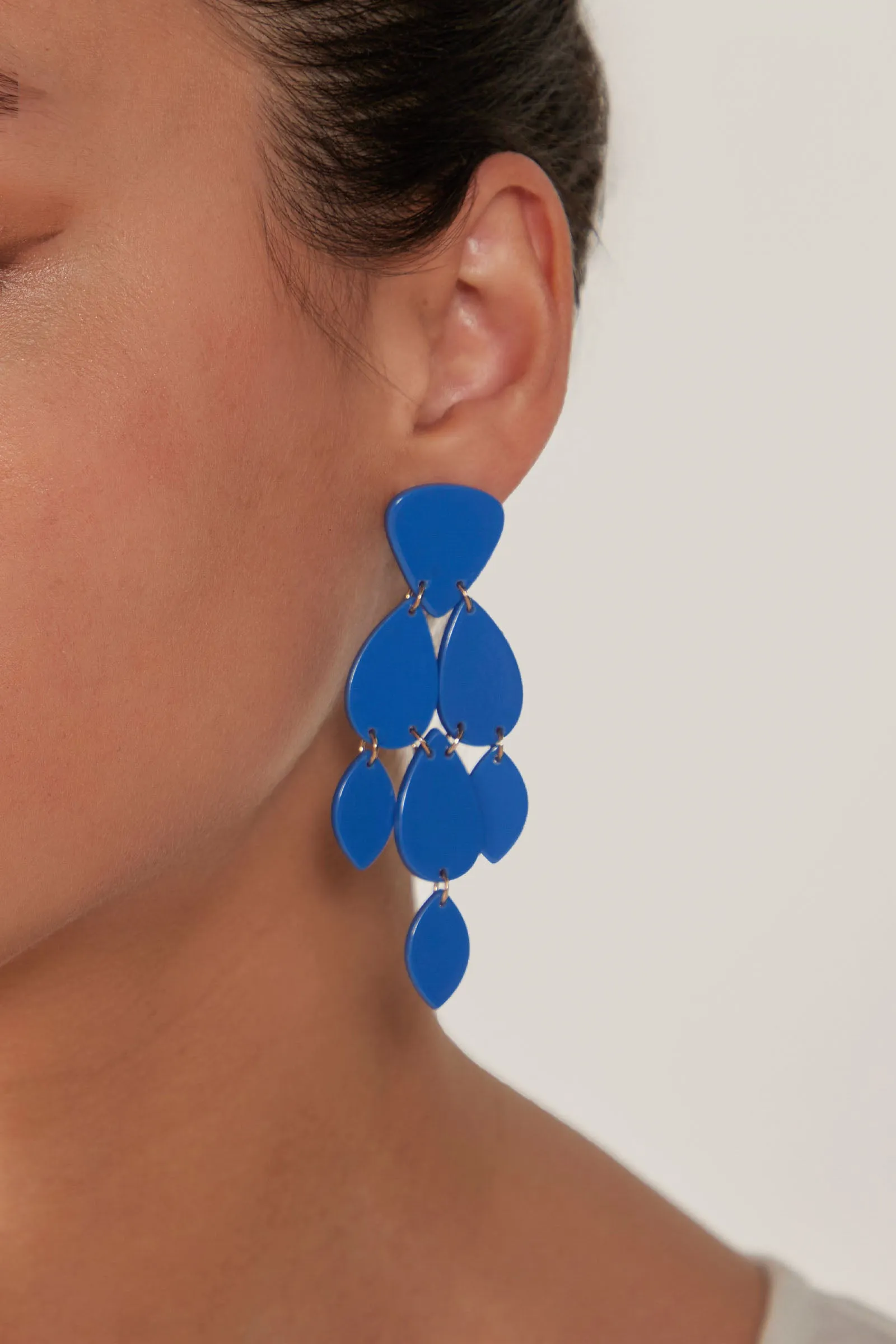 Elysian Drop Earring - Cobalt