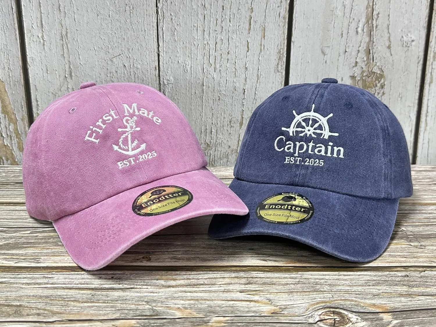 Embroidered Matching Hats Est 2025