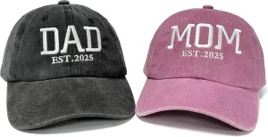 Embroidered Matching Hats Est 2025