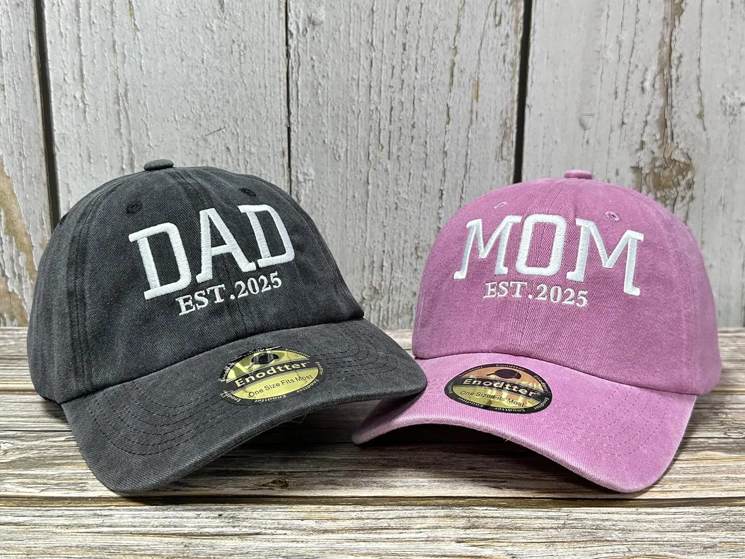 Embroidered Matching Hats Est 2025