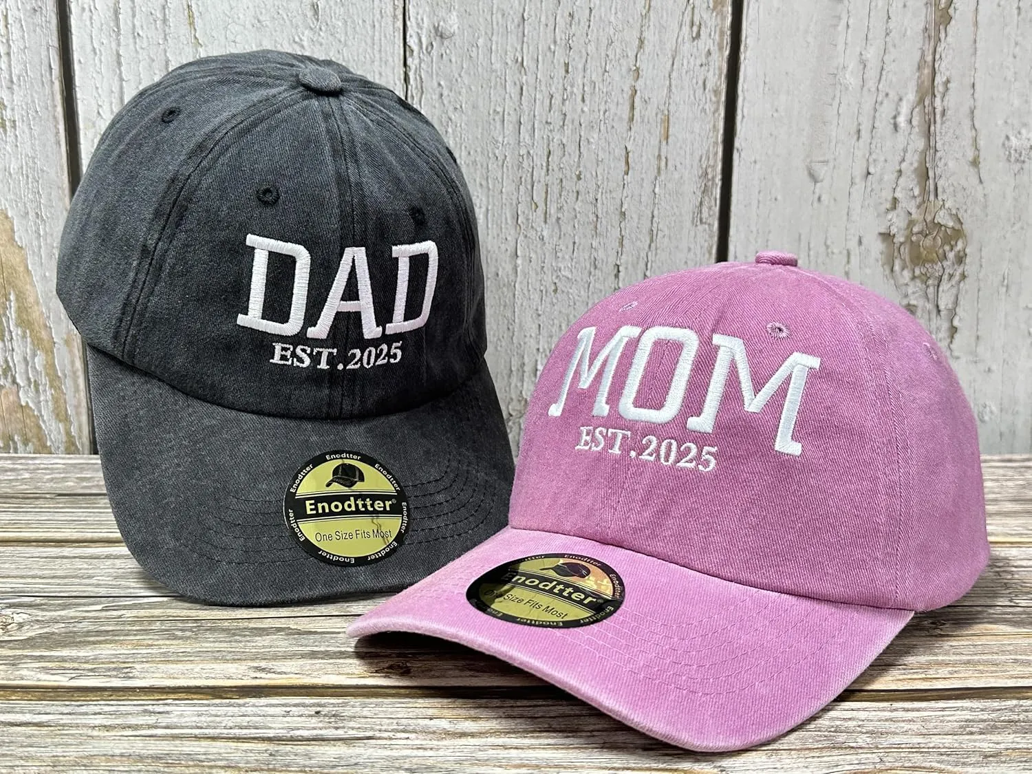 Embroidered Matching Hats Est 2025