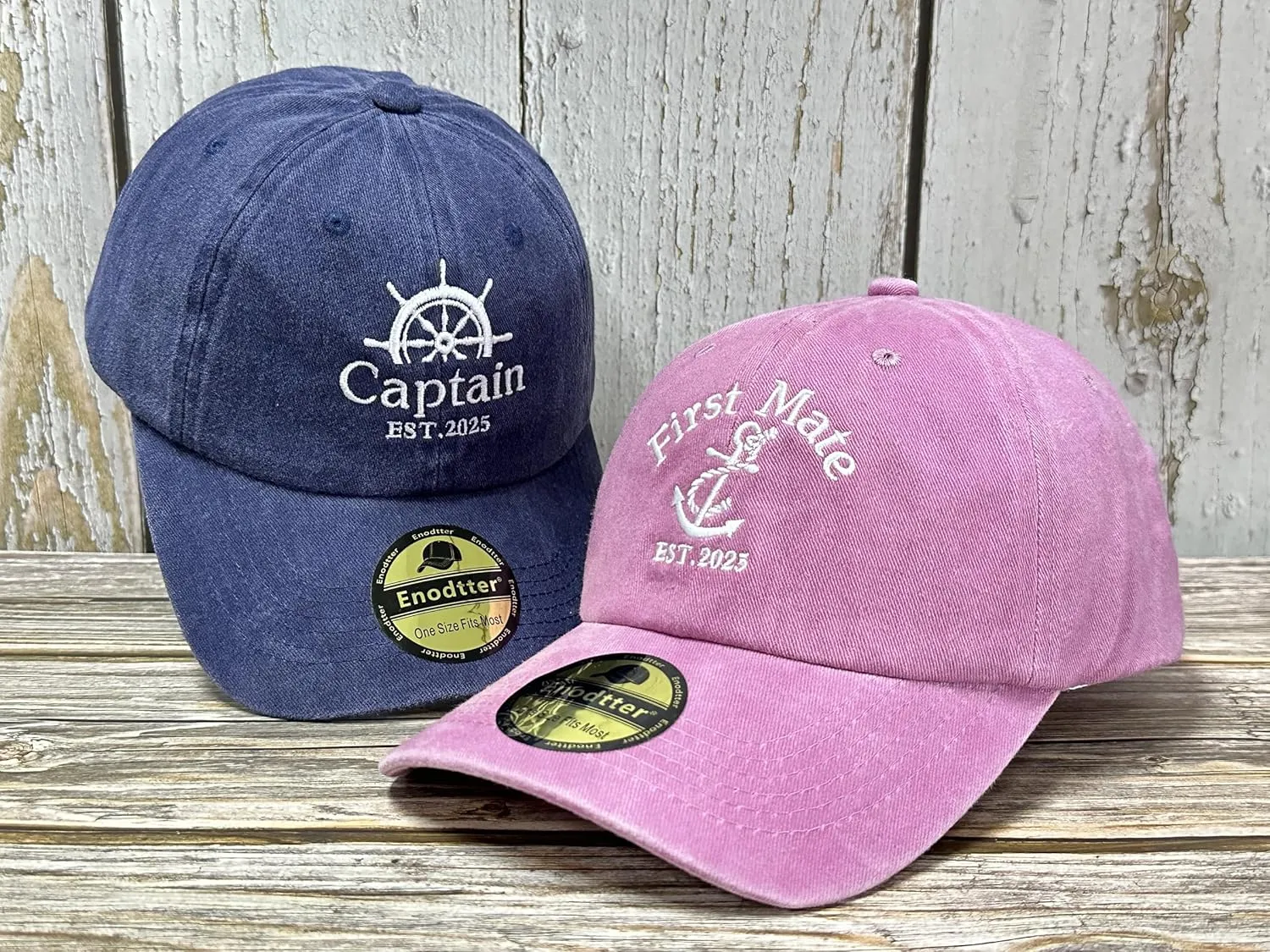 Embroidered Matching Hats Est 2025