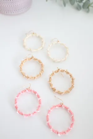 Everly Raffia Earrings (FINAL SALE)
