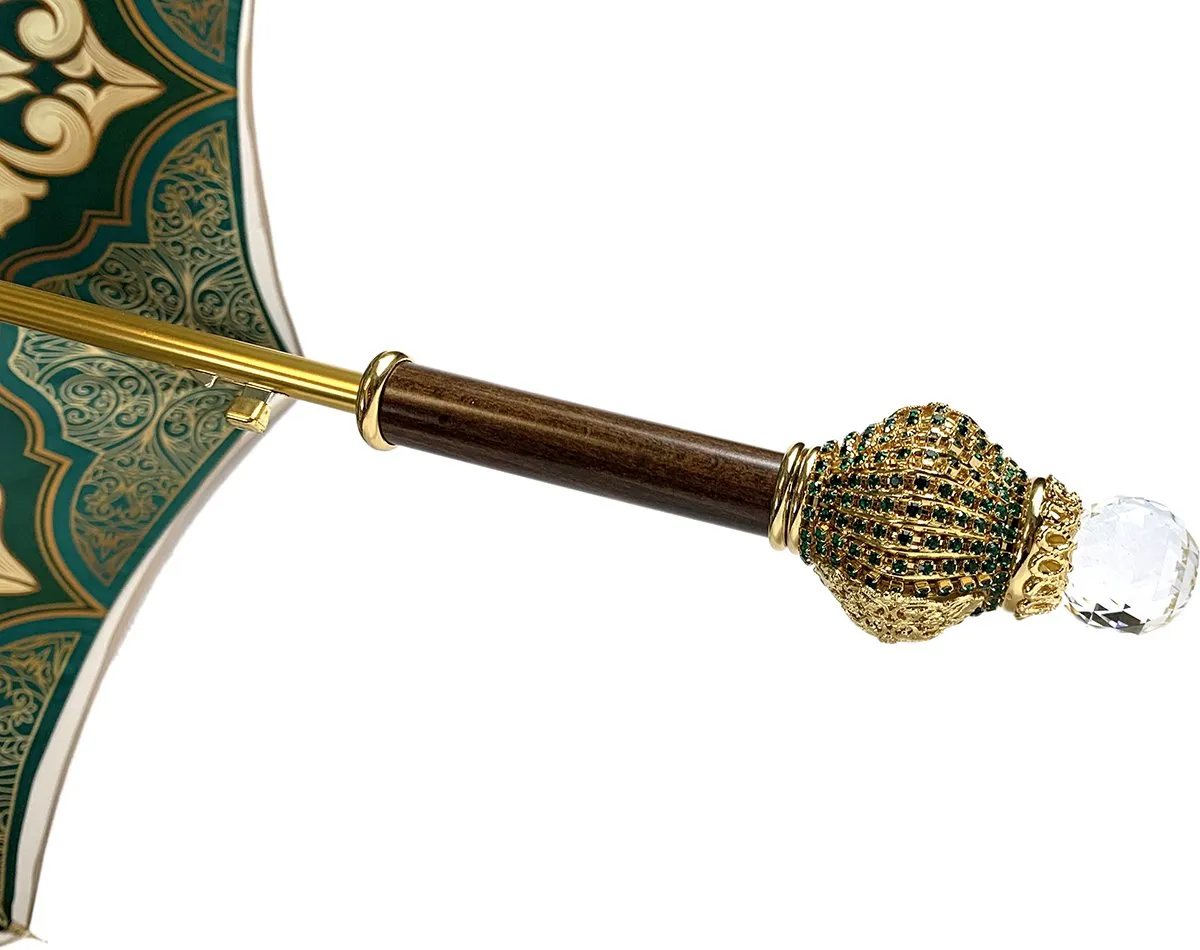 Gorgeous Cream Color Umbrella With Double Fabric