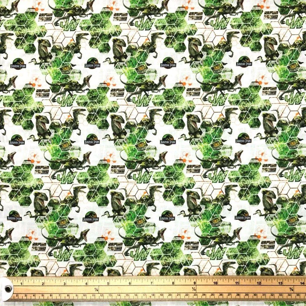 Jurassic Park Cotton Fabric
