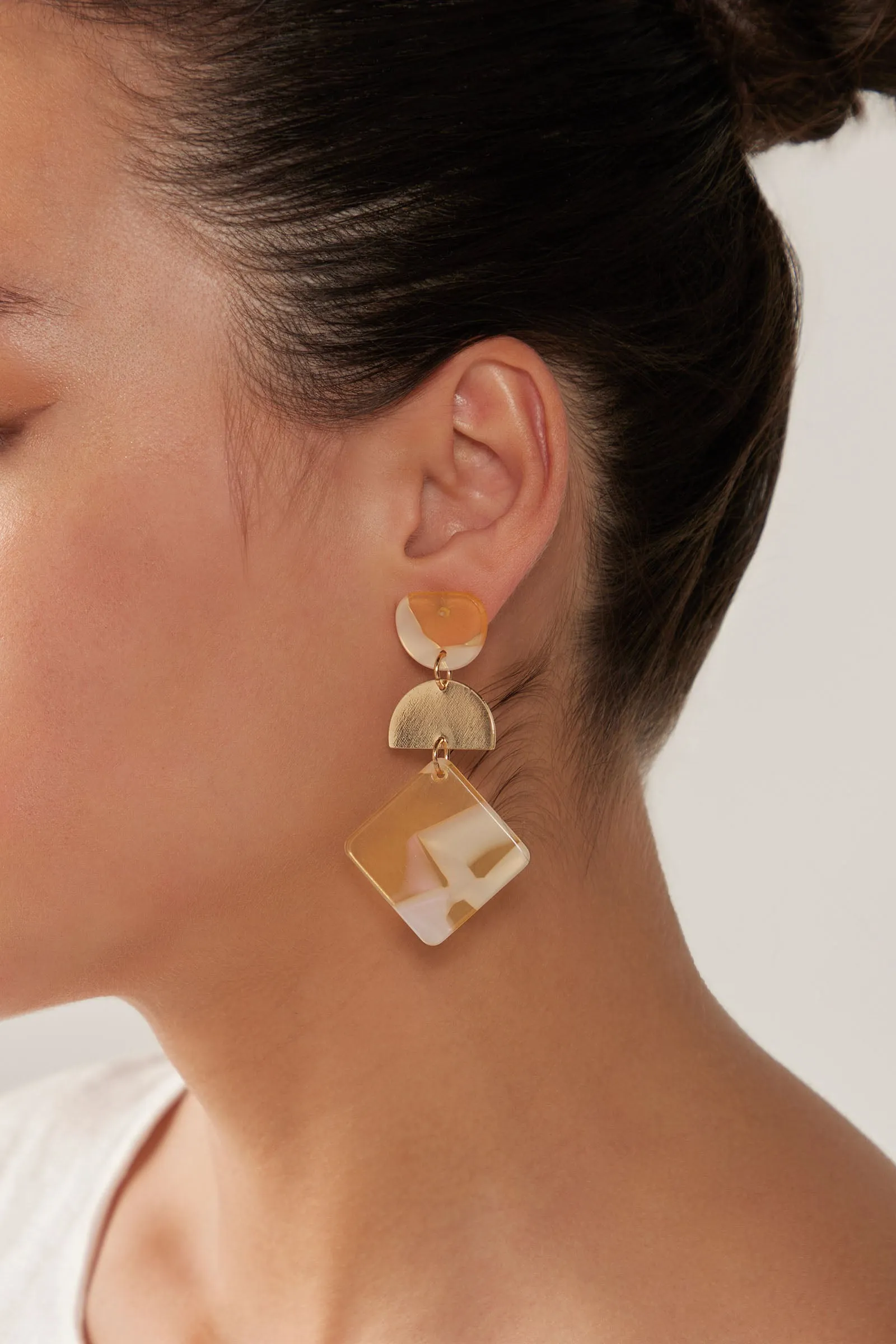 La Mer Drop Earring  - Citrus