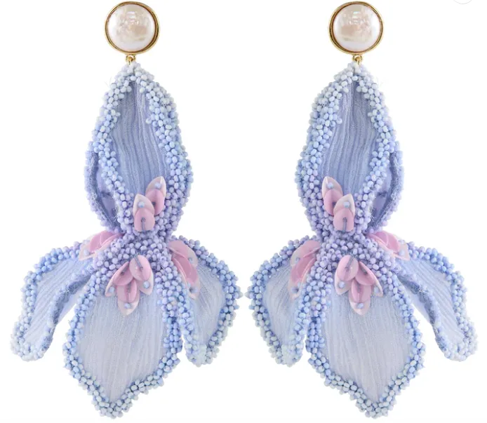 Mignonne Gavigan Rosana Lux Earrings LILAC LIL