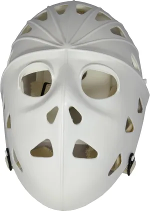 Mylec Adult Street Hockey Goalie Mask - High-Impact - Ventilation Holes   Adjustable Straps (White, Large) - Street Hockey Only,Halloween Mask