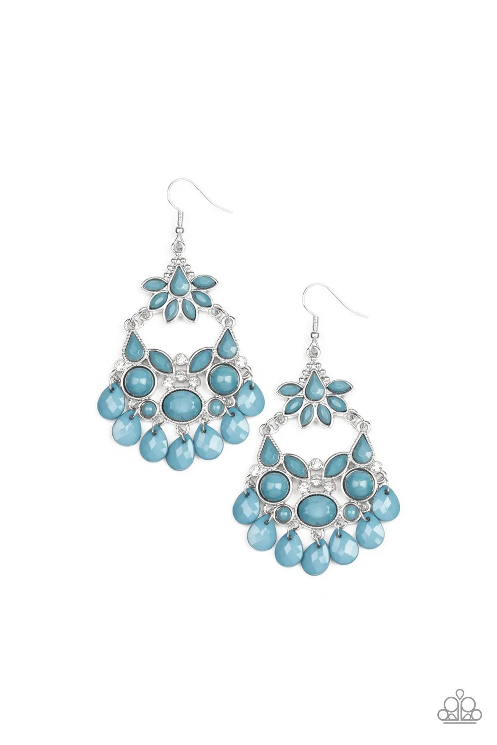 Paparazzi Garden Dream Earrings Blue
