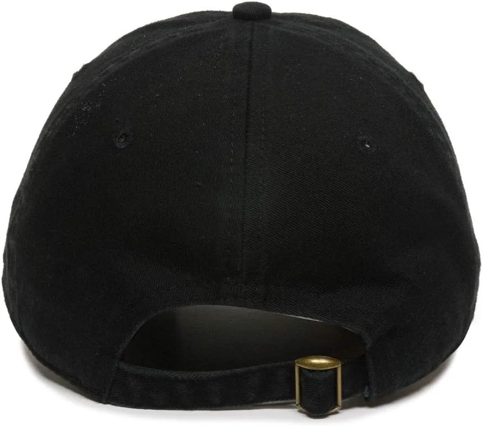 Peace Sign Baseball Cap Embroidered Cotton Adjustable Dad Hat
