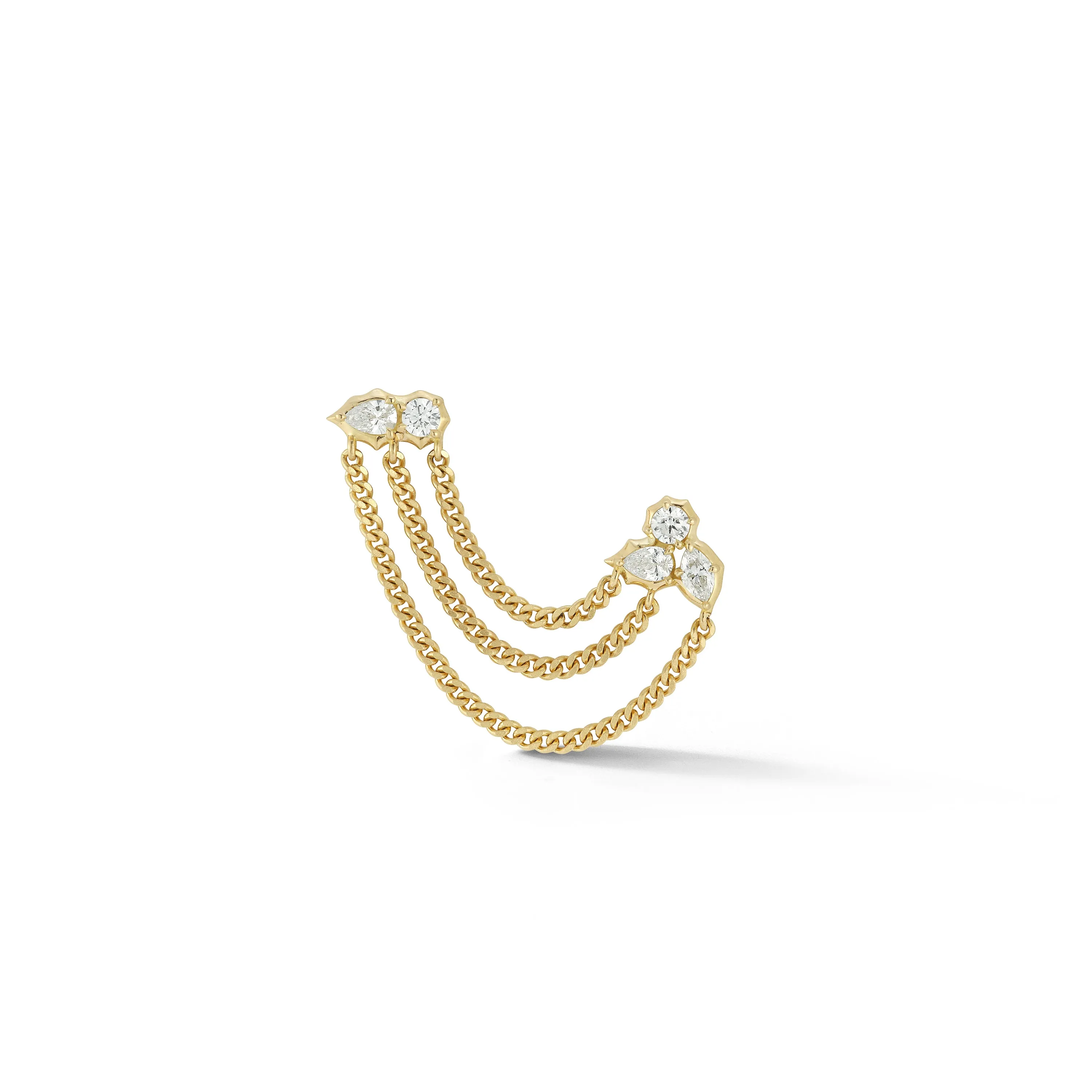 Posey Duo Chain Earrings