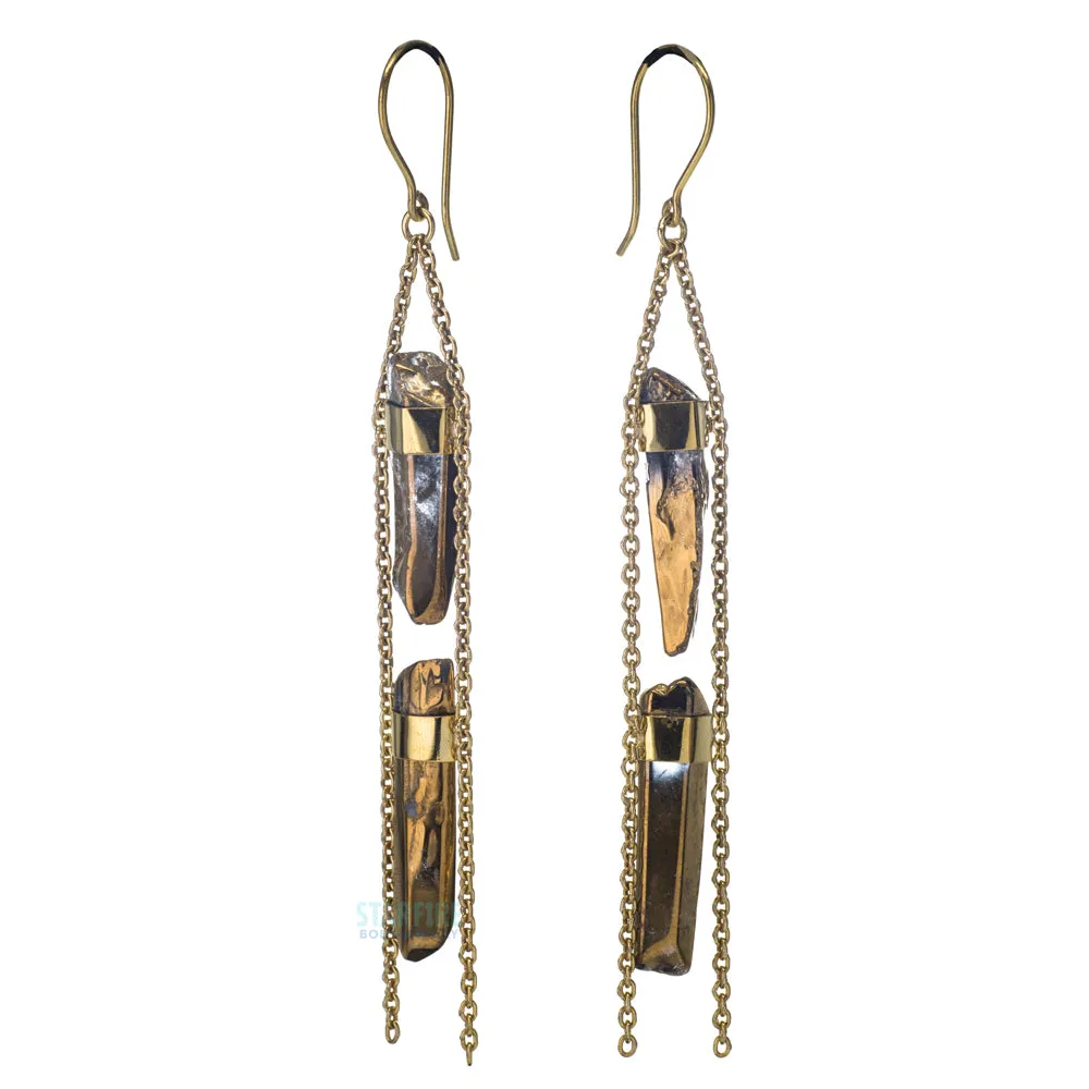 "2 Chainz" Crystal Drop Earrings