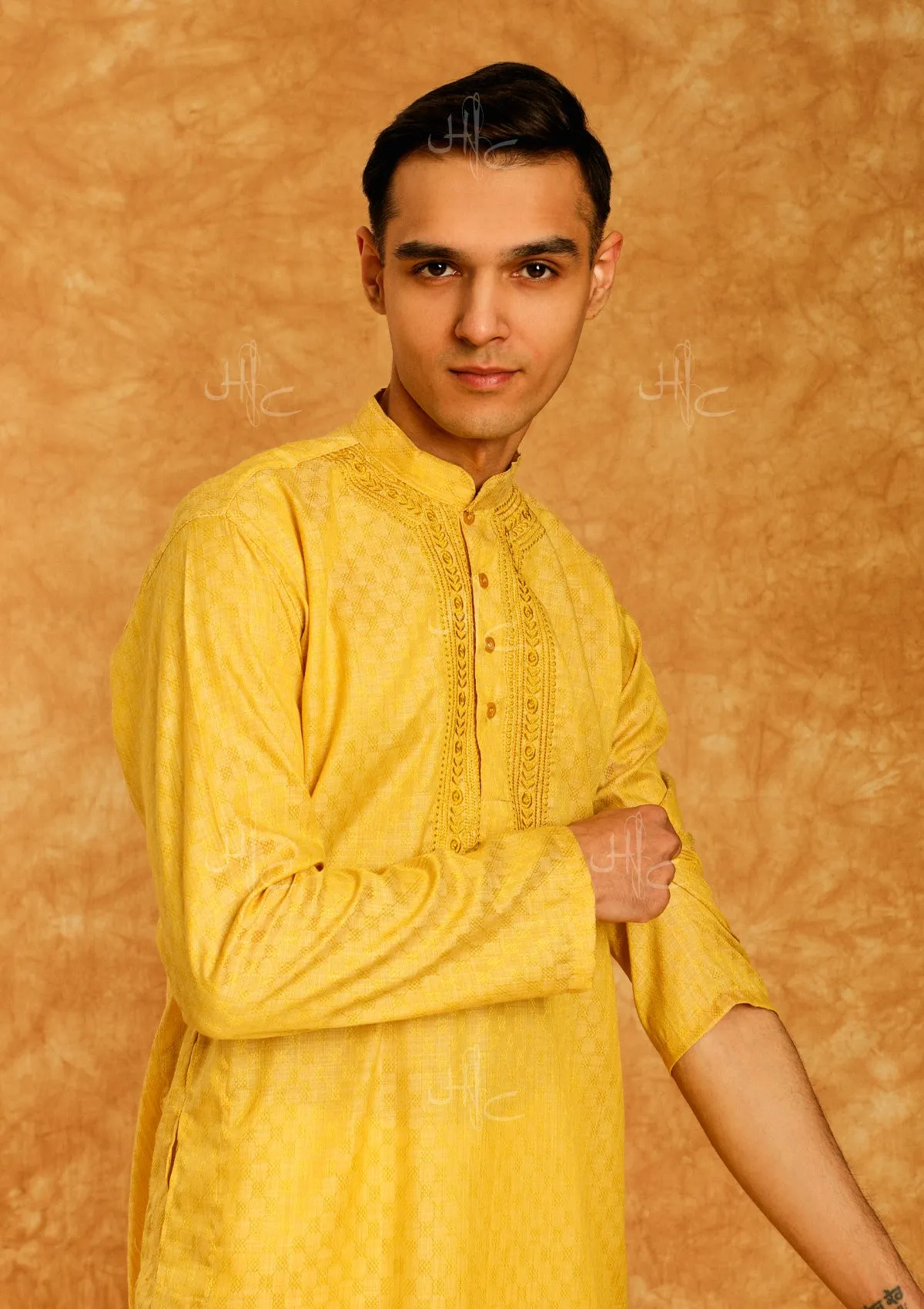 Rauf Embroidered Rayon Straight Men's Kurta