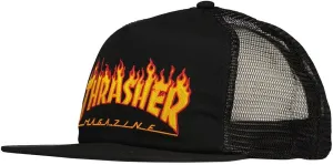 Thrasher Embroidered Outlined Mesh Hat - Navy Blue