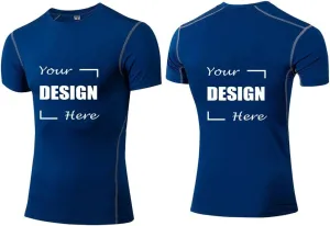 TopTie Custom Compression Base Layer Short Sleeve Personalized Men's Sublimation Clothing