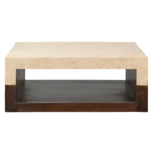Tow-Tone Modern Wood Coffee Table