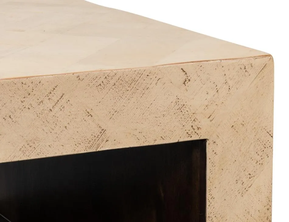 Tow-Tone Modern Wood Coffee Table
