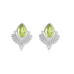 Venus Apatite Silver Earrings