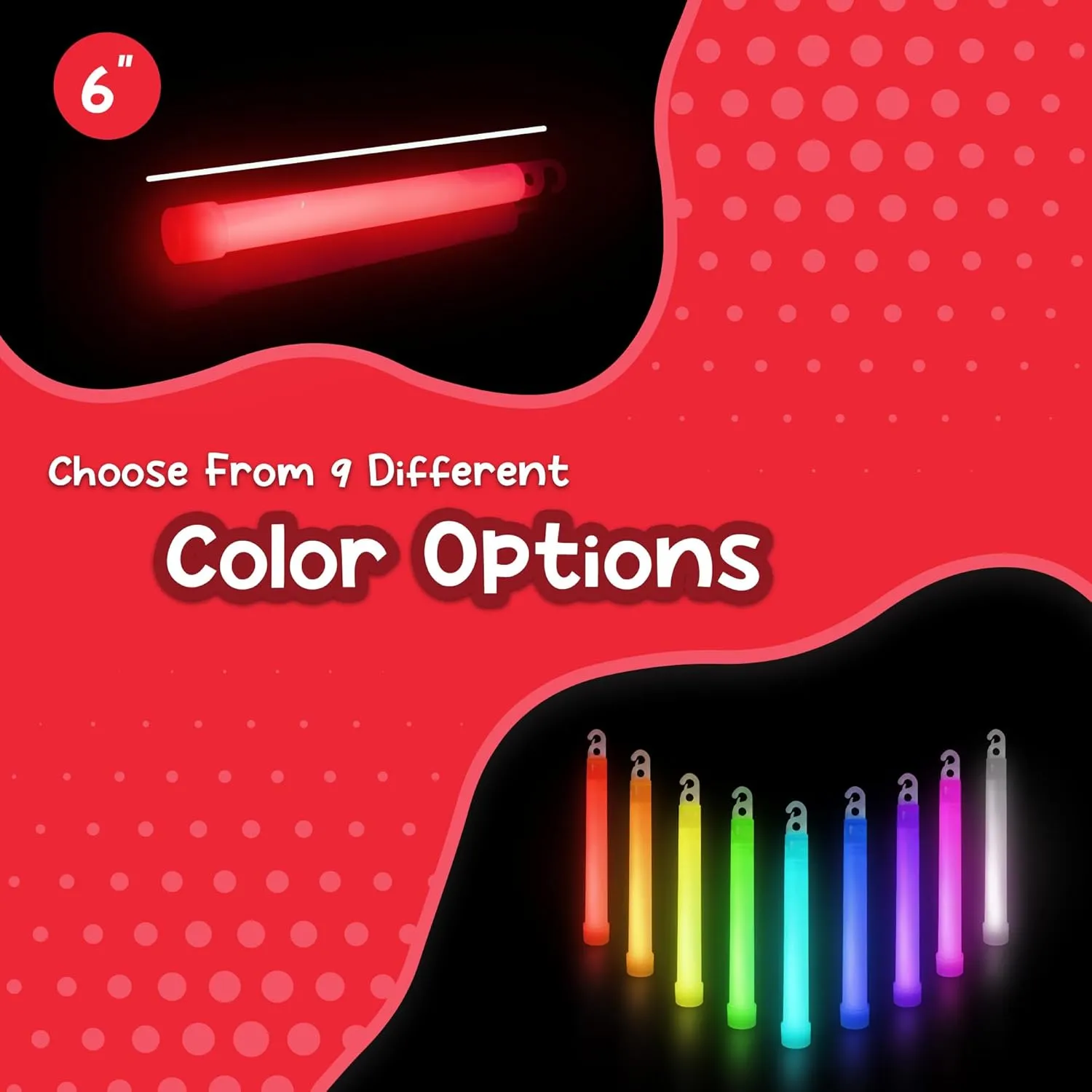 Windy City Novelties - 25 Pack - 6 Premium Glow Sticks